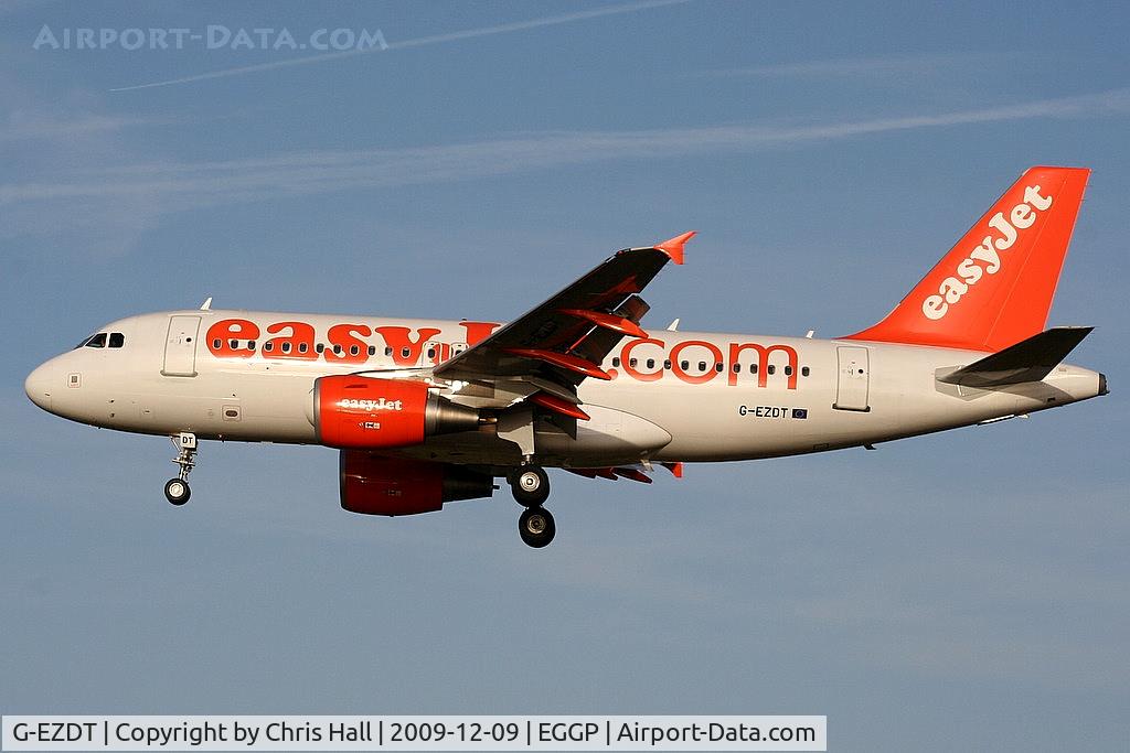 G-EZDT, 2008 Airbus A319-111 C/N 3720, Easyjet