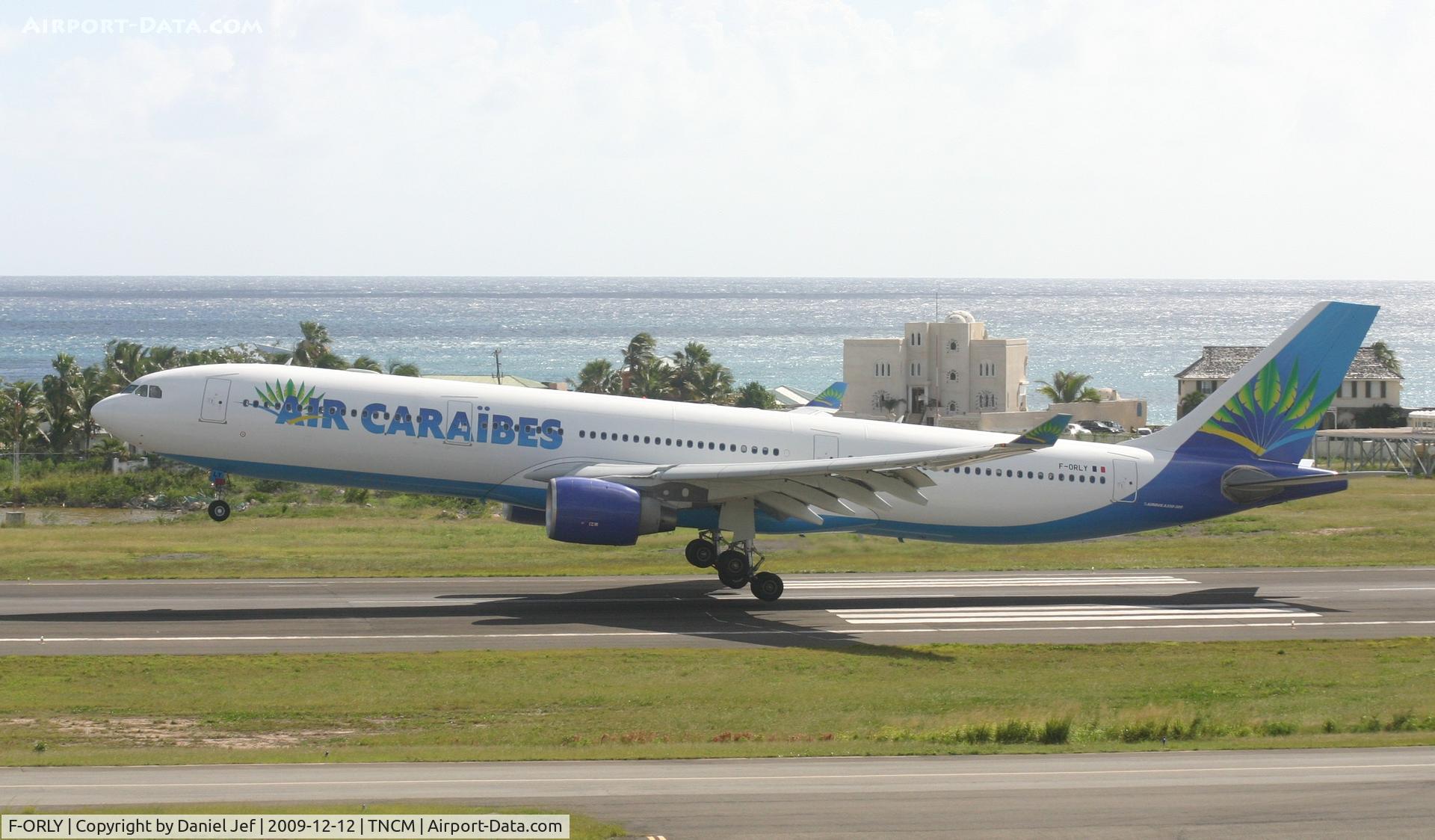 F-ORLY, 2006 Airbus A330-323X C/N 758, Air Caraibes landing at St Maarten on ther first flight