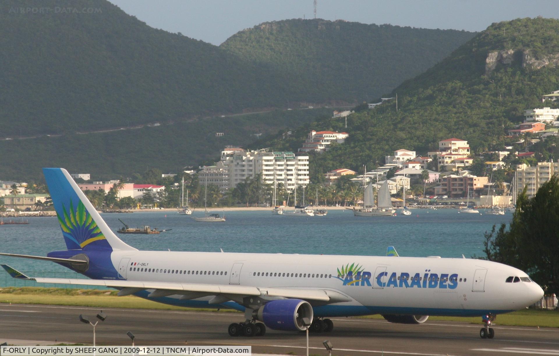 F-ORLY, 2006 Airbus A330-323X C/N 758, Air caraibes back tracking runway 10 for take off