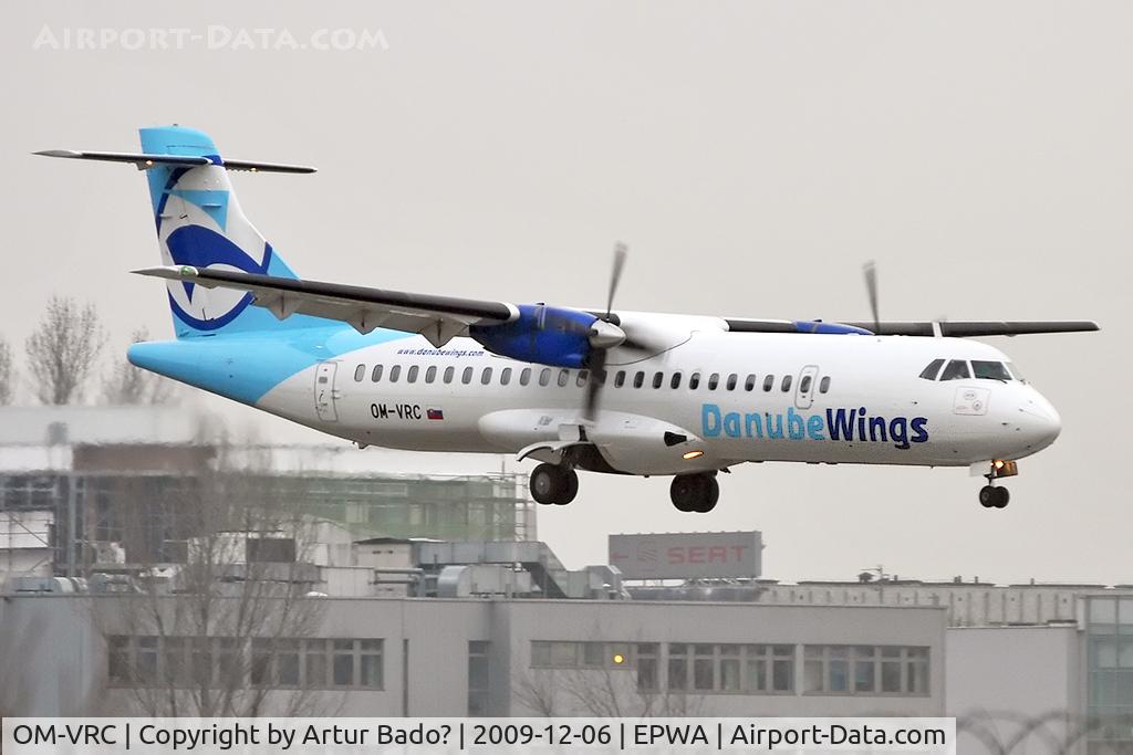 OM-VRC, 1992 ATR 72-202 C/N 307, Danube Wings