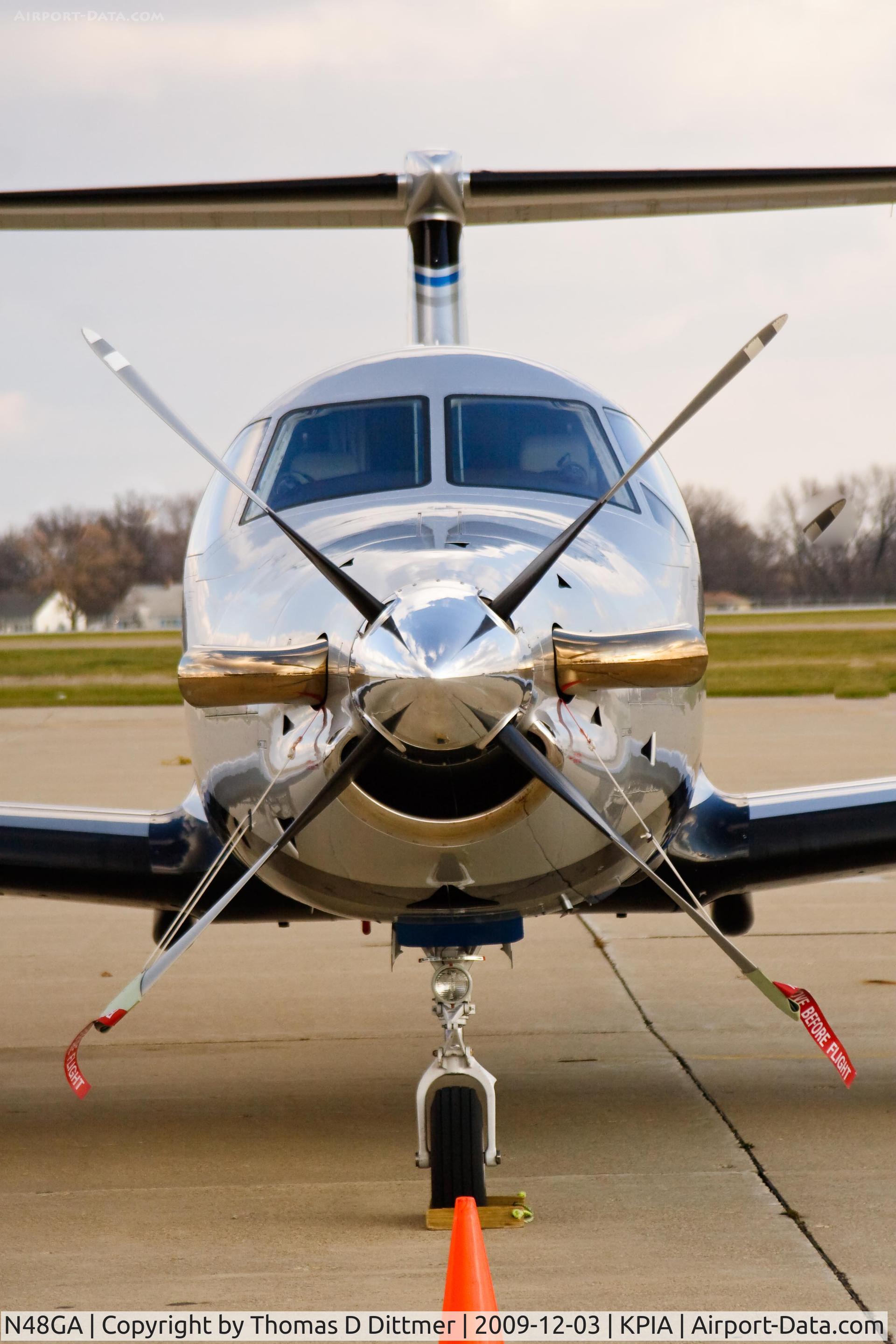 N48GA, 2006 Pilatus PC-12/47 C/N 780, N48GA close up
