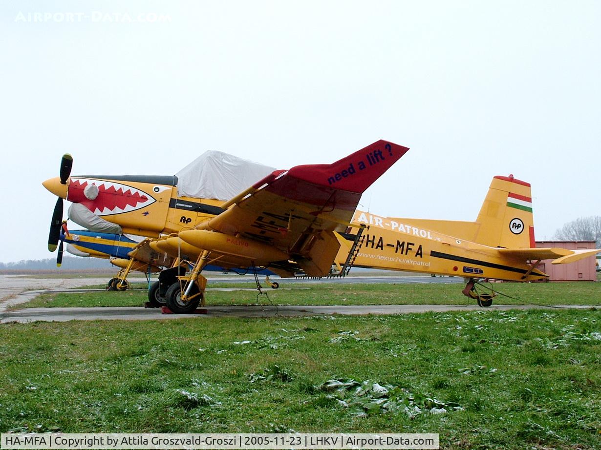 HA-MFA, 1989 Let Z-137T Agro-Turbo C/N 026, Kaposújlak airport, Hungary