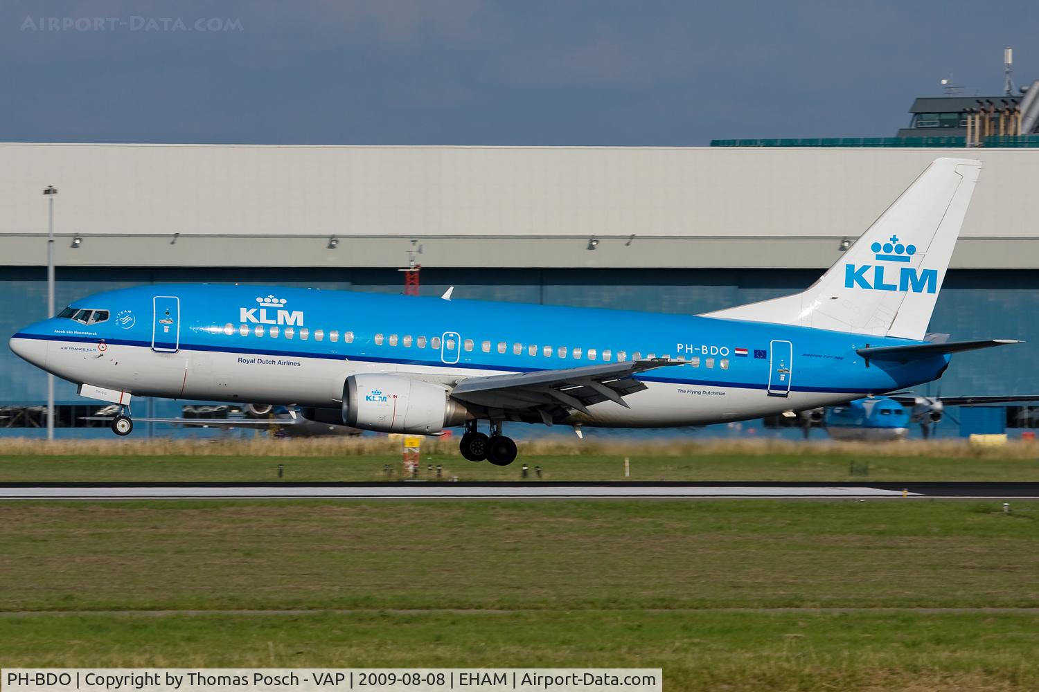 PH-BDO, 1988 Boeing 737-306 C/N 24262, KLM - Royal Dutch Airlines