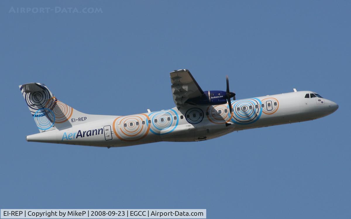 EI-REP, 2008 ATR 72-212A C/N 797, Climbing away from Runway 05L.