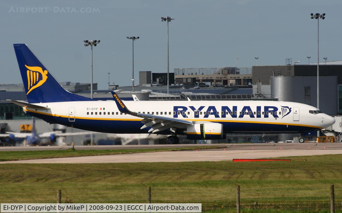 EI-DYP, 2008 Boeing 737-8AS C/N 37515, Runway 05L arrival for this new Ryanair B737-8AS.