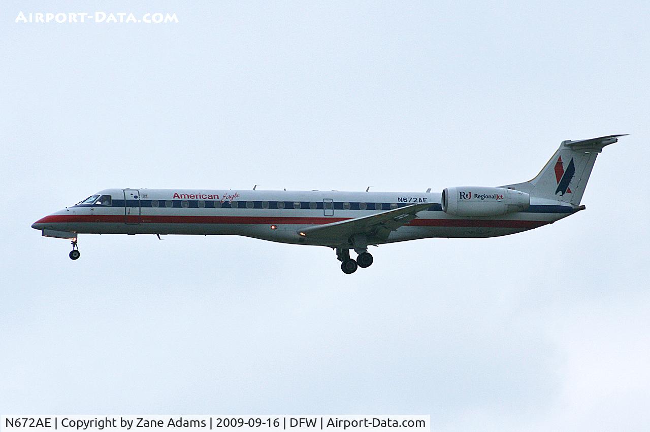 N672AE, 2004 Embraer ERJ-145LR (EMB-145LR) C/N 145794, American Eagle at DFW