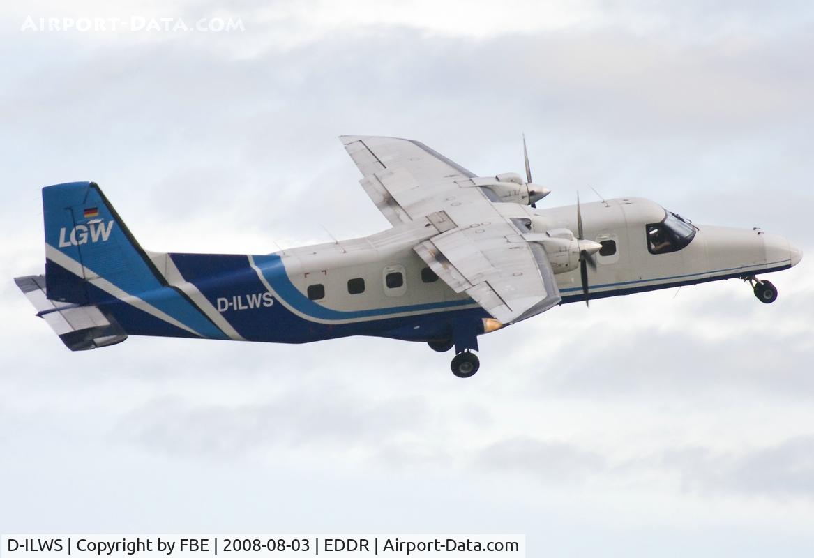 D-ILWS, 1995 Dornier 228-200 C/N 8002, right turn after take off from RW27