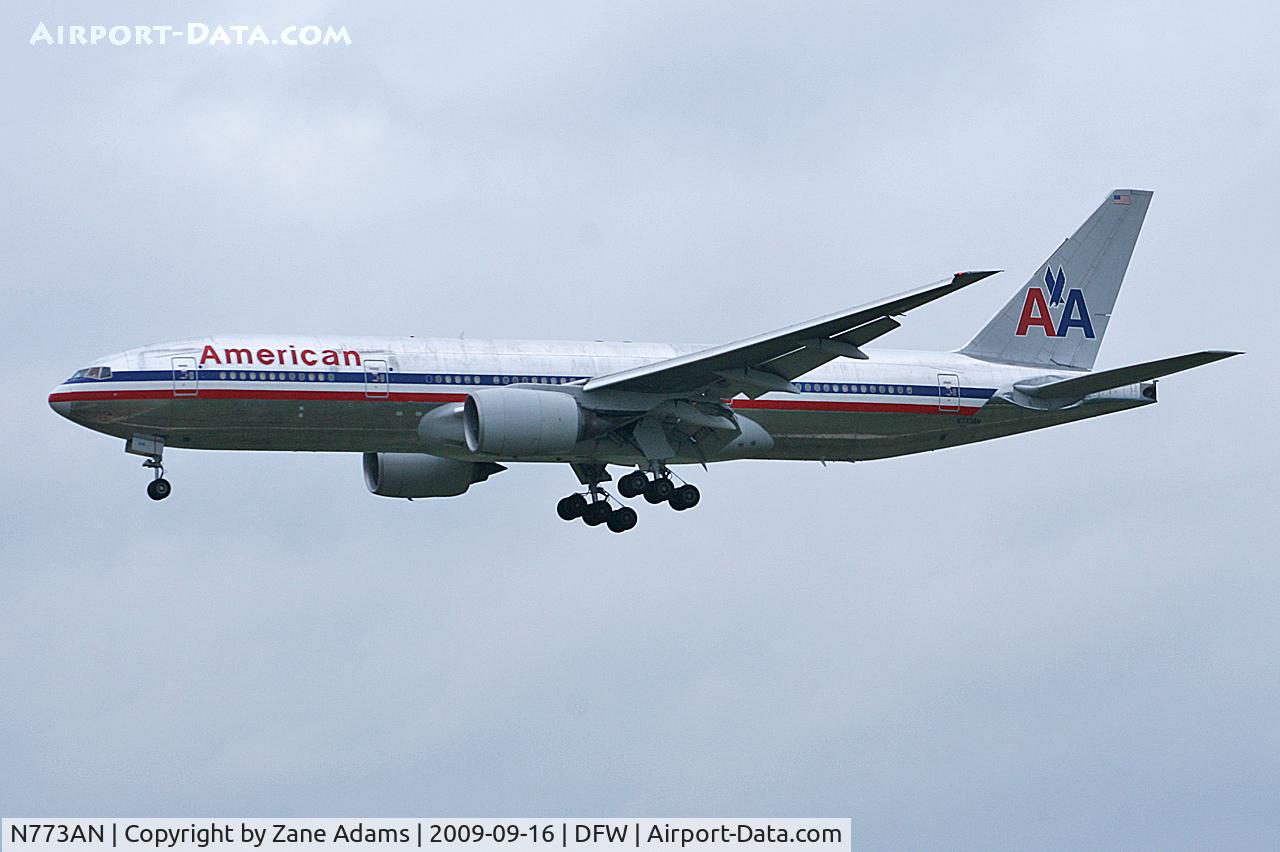 N773AN, 1999 Boeing 777-223 C/N 29583, American Airlines at DFW