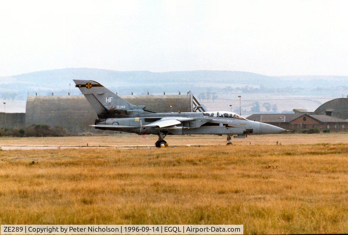 ZE289, 1987 Panavia Tornado F.3 C/N AS036/619/3276, Tornado F.3 of 111 Squadron took part in the flying display at the 1996 RAF Leuchars Airshow.
