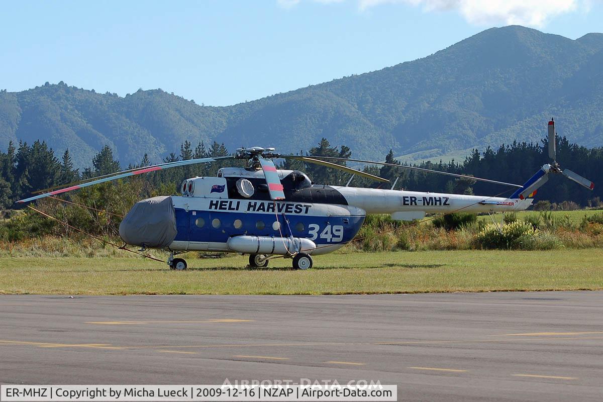 ER-MHZ, Mil Mi-8MTV-1 C/N 96078, At Taupo