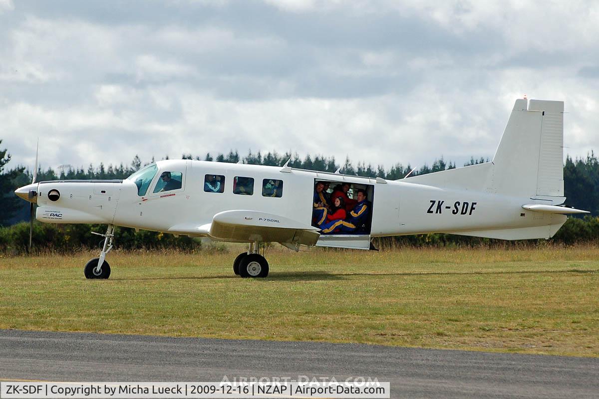 ZK-SDF, Pacific Aerospace 750XL C/N 145, At Taupo
