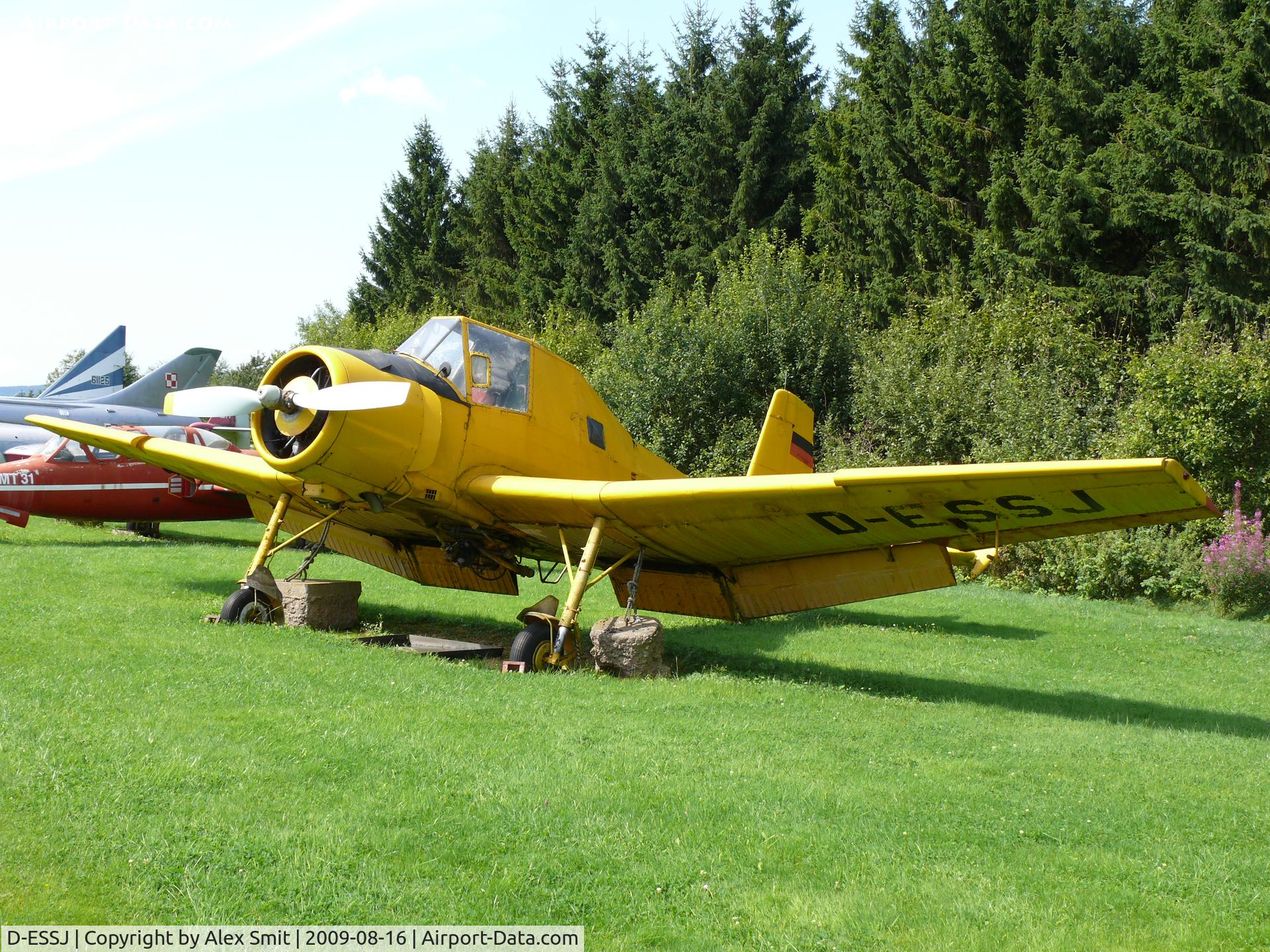 D-ESSJ, 1974 Let Z-37A Cmelak C/N 17-28, Let Z-37A Cmelak D-ESSJ in the Hermerskeil Museum Flugausstellung Junior