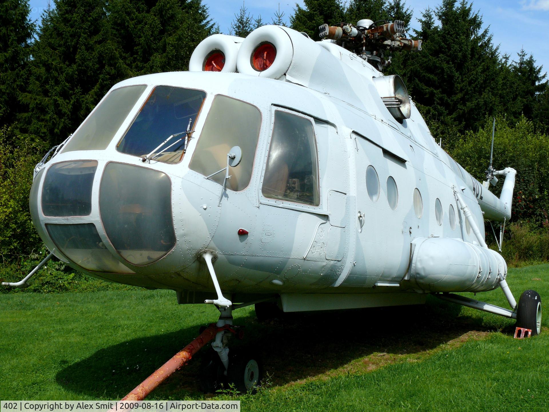 402, Mil Mi-8IV Hip G C/N 340002, Mil Mi9 Hip-G 402 East German Air Force in the Hermerskeil Museum Flugausstellung Junior