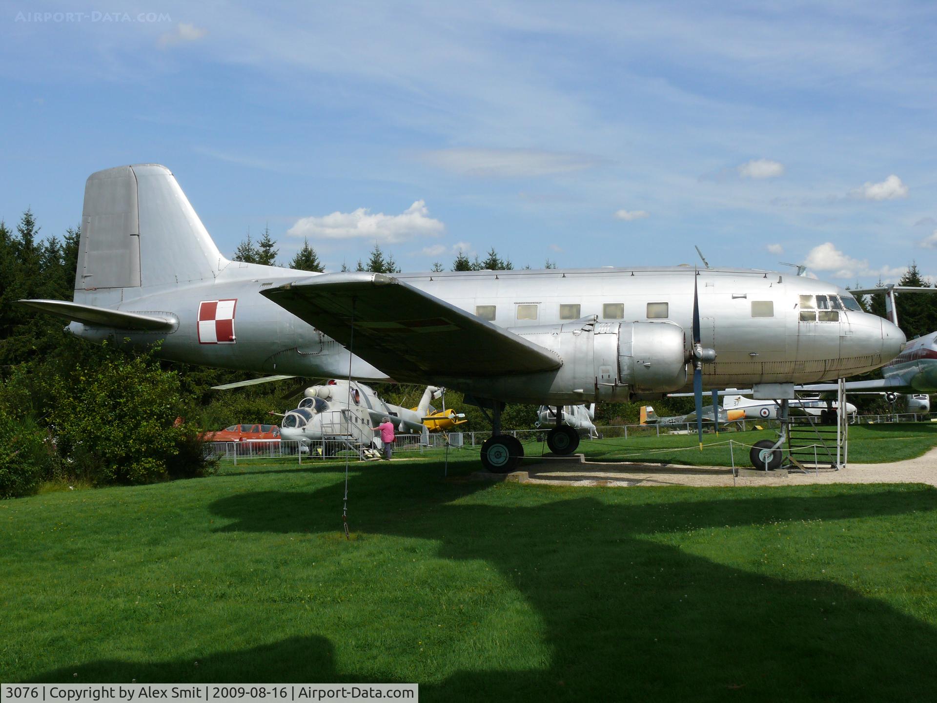 3076, 1959 Ilyushin IL-14S C/N 14803076, Ilyushin Il14P Crate 3076 Polish Air Force in the Hermerskeil Museum Flugausstellung Junior