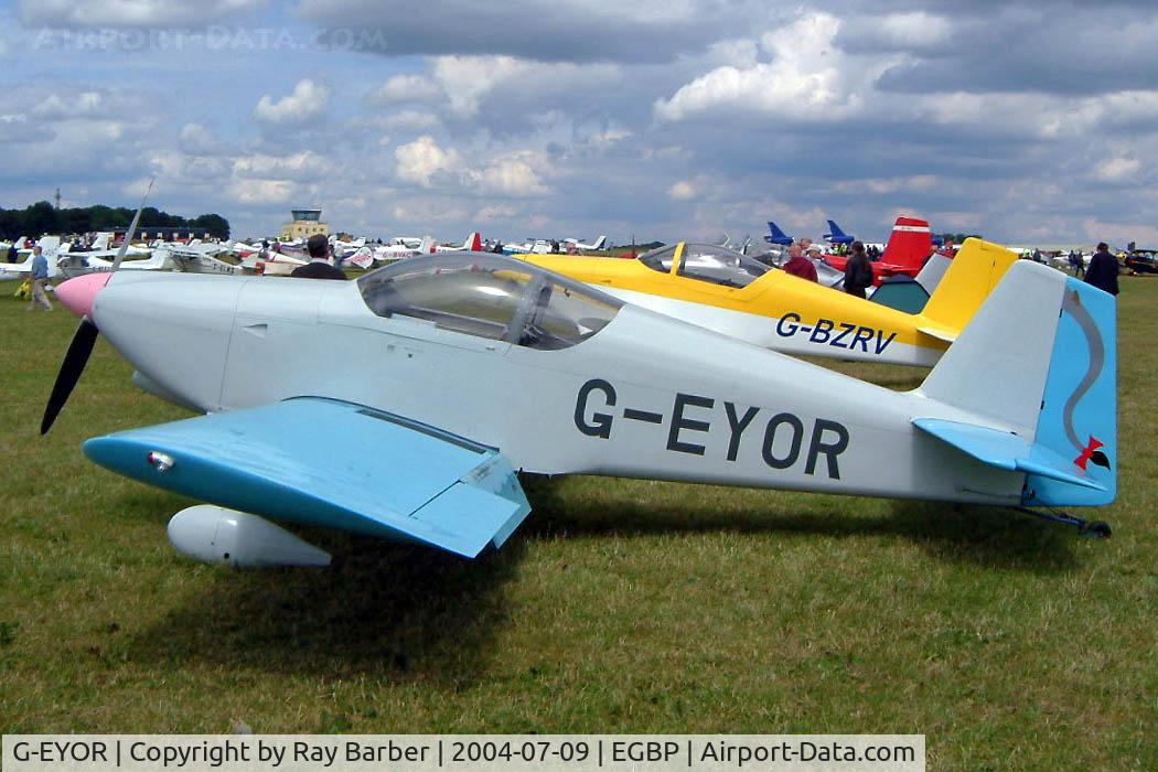 G-EYOR, 2001 Vans RV-6 C/N PFA 181A-13259, Van's RV-6 [PFA 181A-13259] Kemble~G 09/07/2004. Seen at the PFA Fly in 2004 Kemble UK.