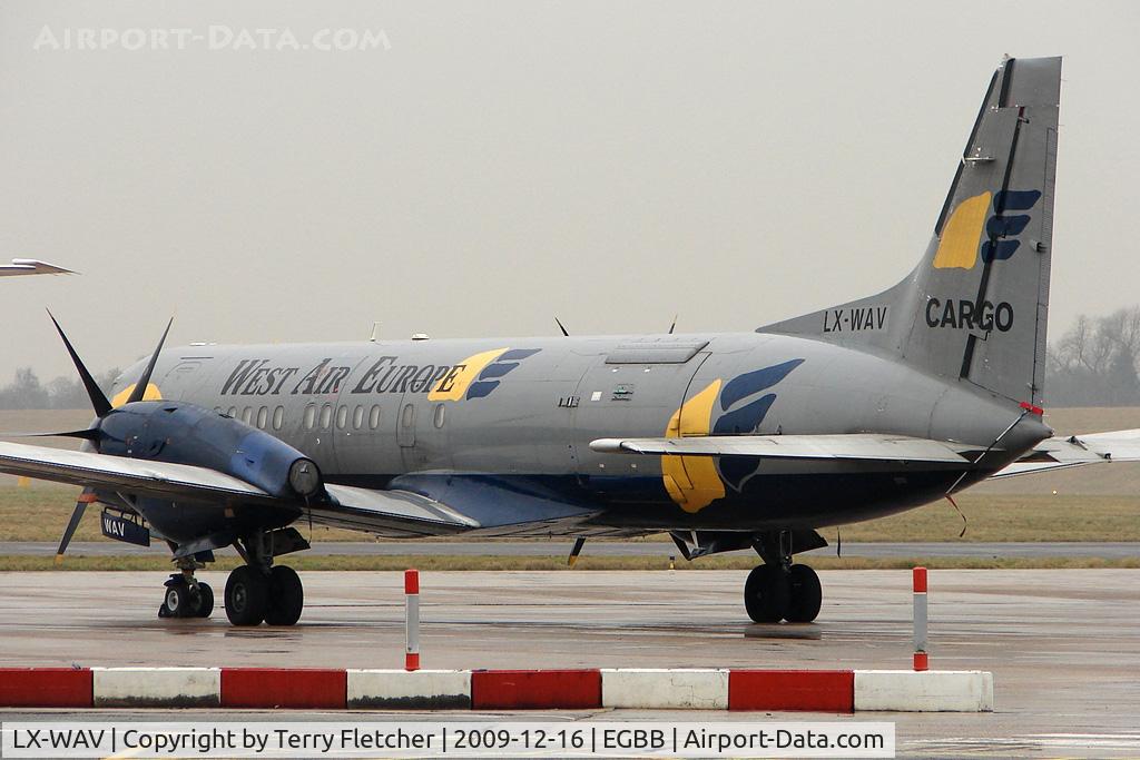 LX-WAV, 1991 British Aerospace ATP C/N 2041, With the closure of Coventry Airport - the active freight aircraft have re-located to Birmingham