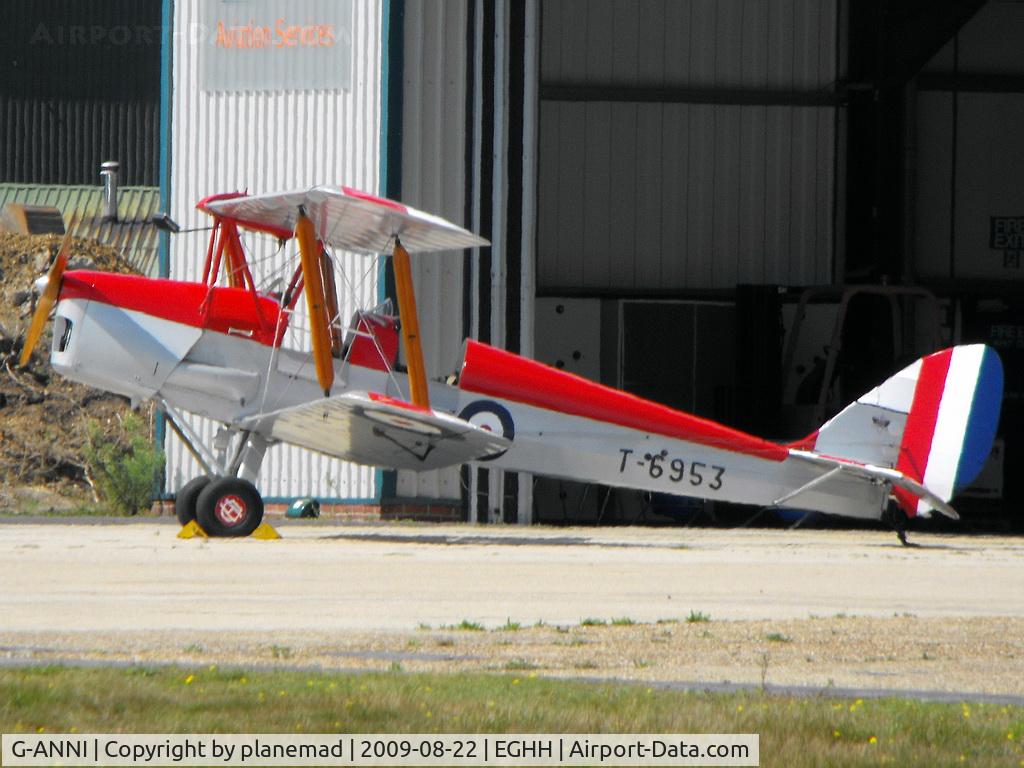 G-ANNI, 1941 De Havilland DH-82A Tiger Moth II C/N 85162, Taken from the Flying Club