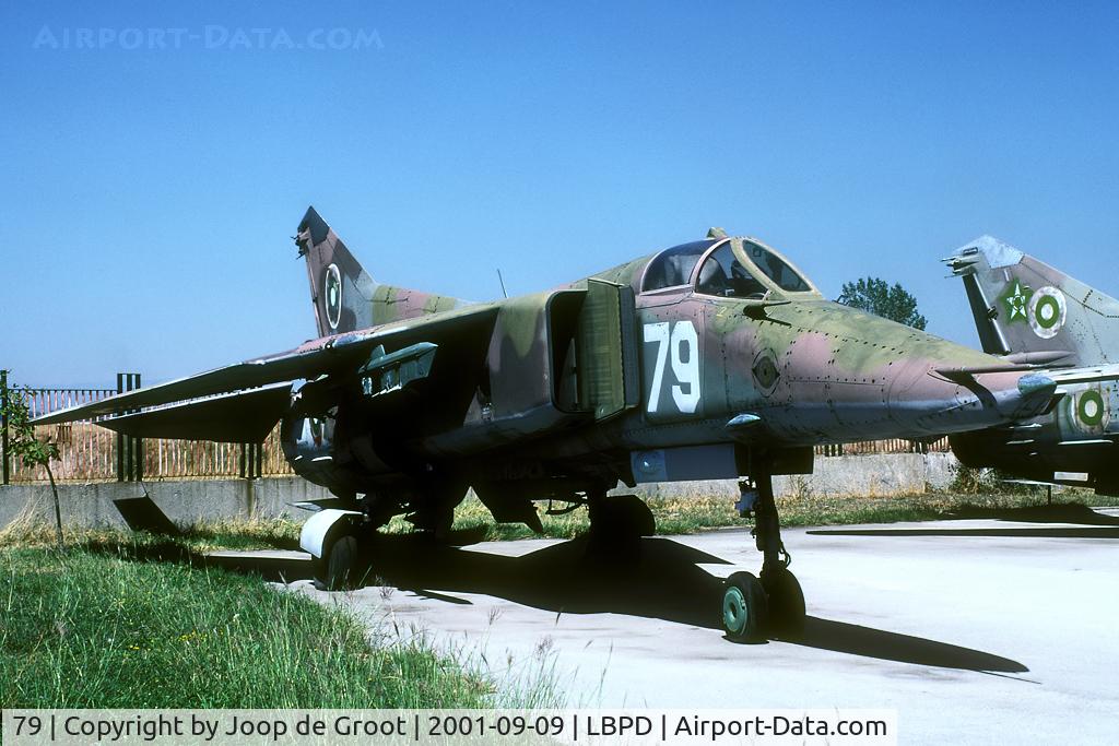 79, Mikoyan-Gurevich MiG-23BN C/N 08379, Long term resident in the Krumovo museum.