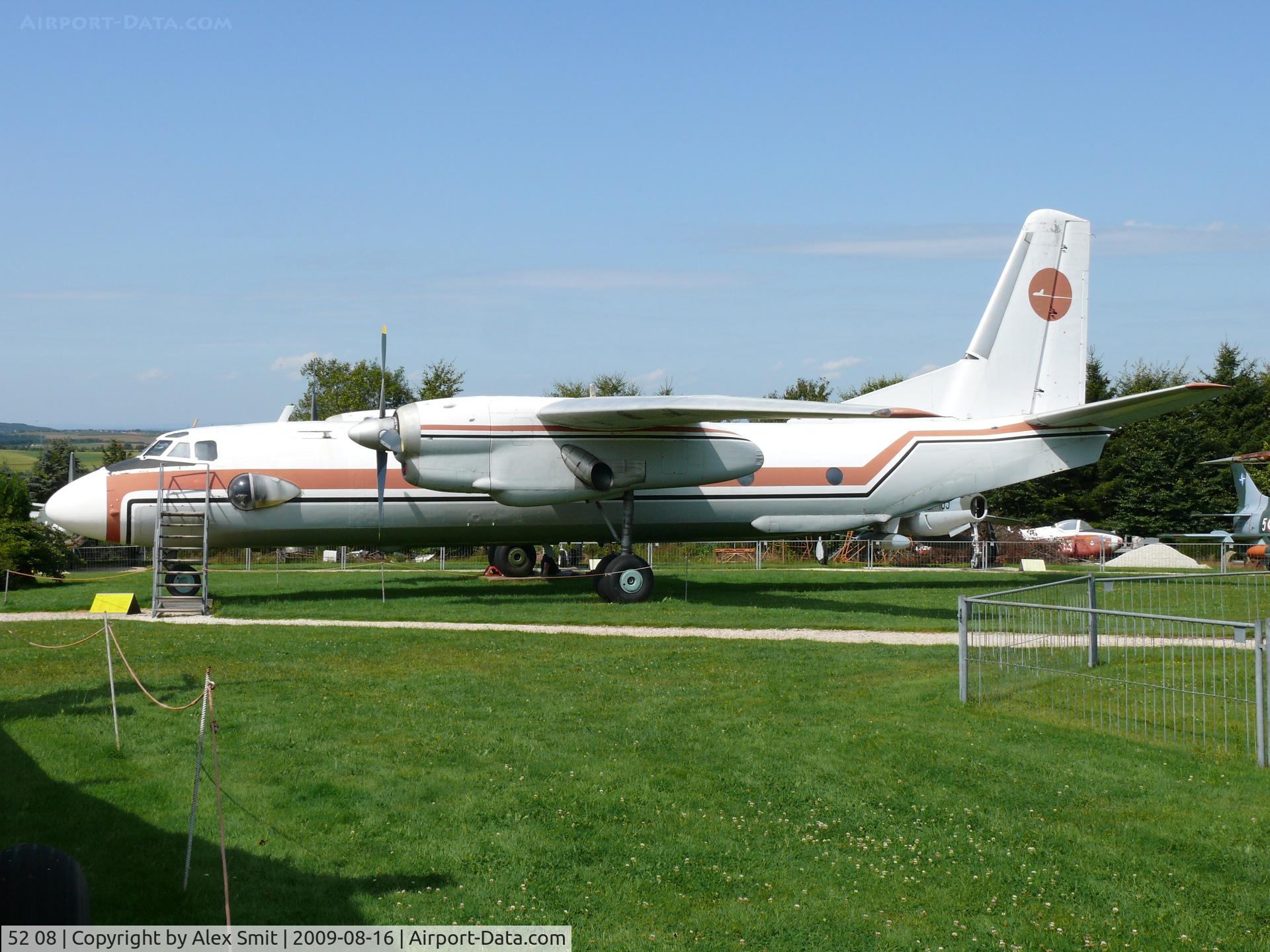 52 08, 1981 Antonov An-26T C/N 10706, Antonov An26T Curl ex 52+08 German Air Force in the Hermerskeil Museum Flugausstellung Junior