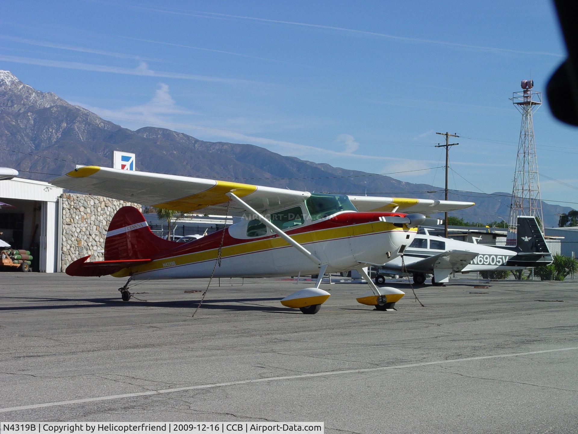 N4319B, 1955 Cessna 170B C/N 26663, Parked at Foothill Aircraft