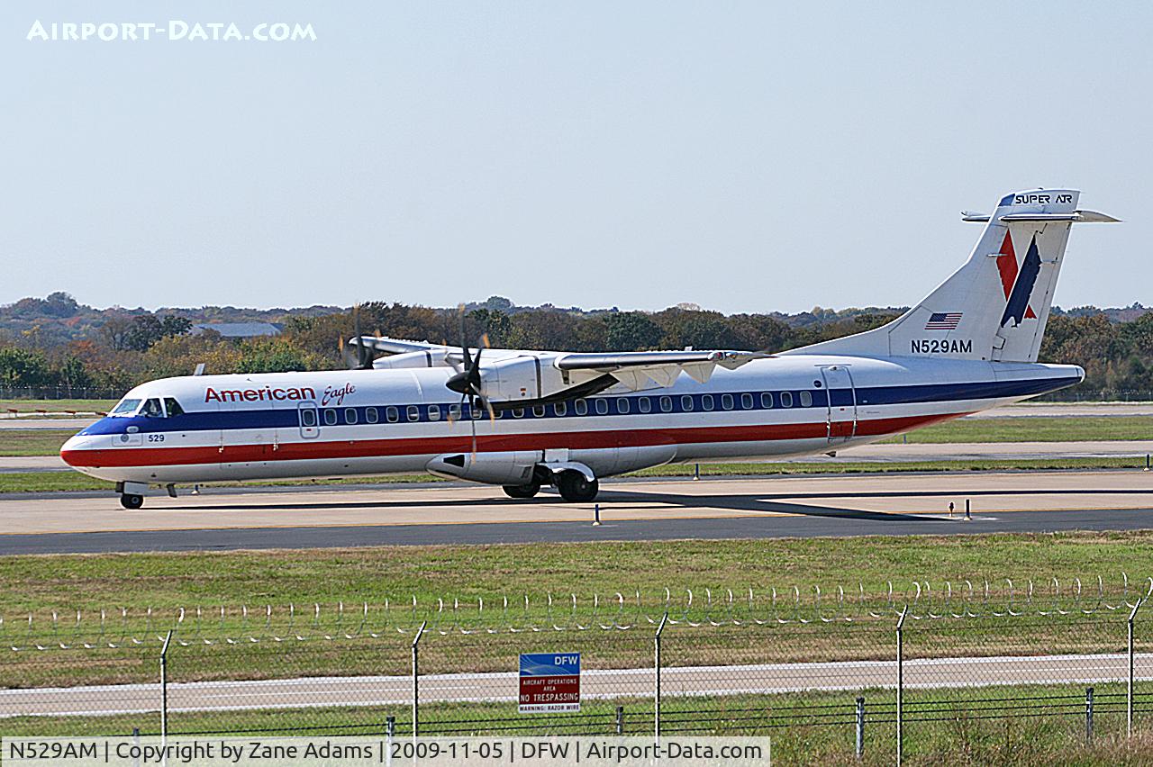 N529AM, 1997 ATR 72-212A C/N 529, American Eagle at DFW