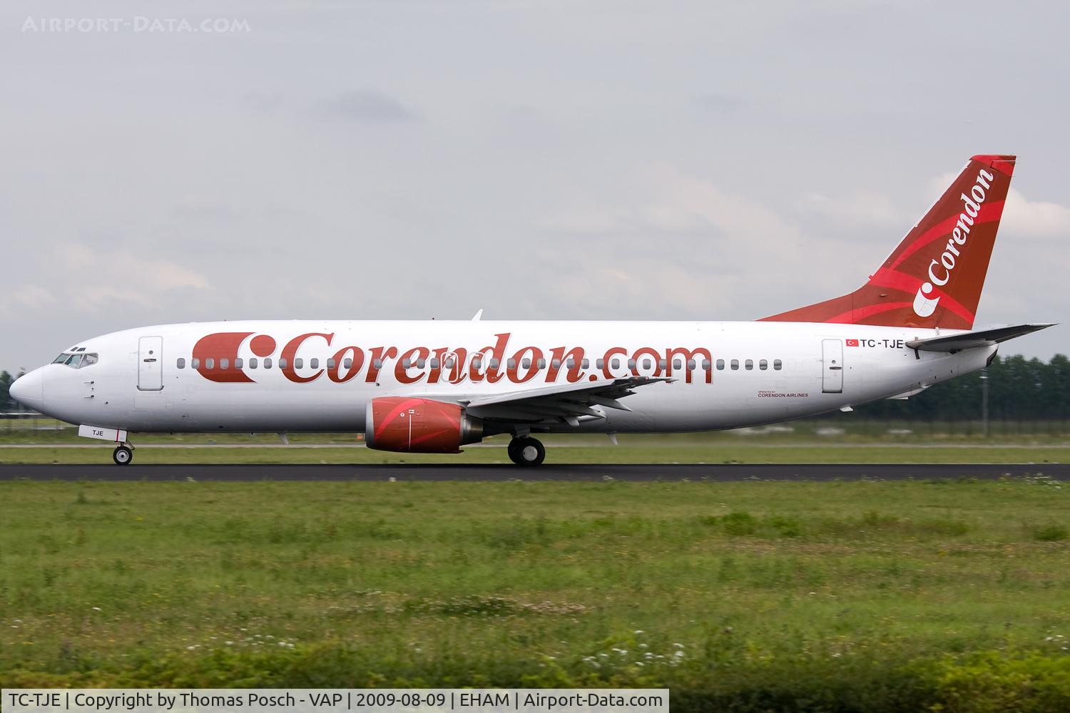 TC-TJE, 1992 Boeing 737-4Y0 C/N 26073, Corendon Airlines