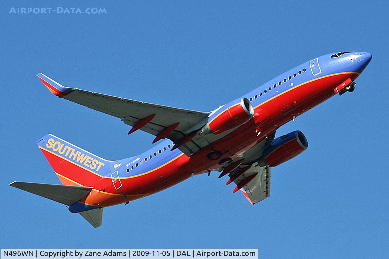 N496WN, 2004 Boeing 737-7H4 C/N 32478, Southwest Airlines at Love Field - Dallas