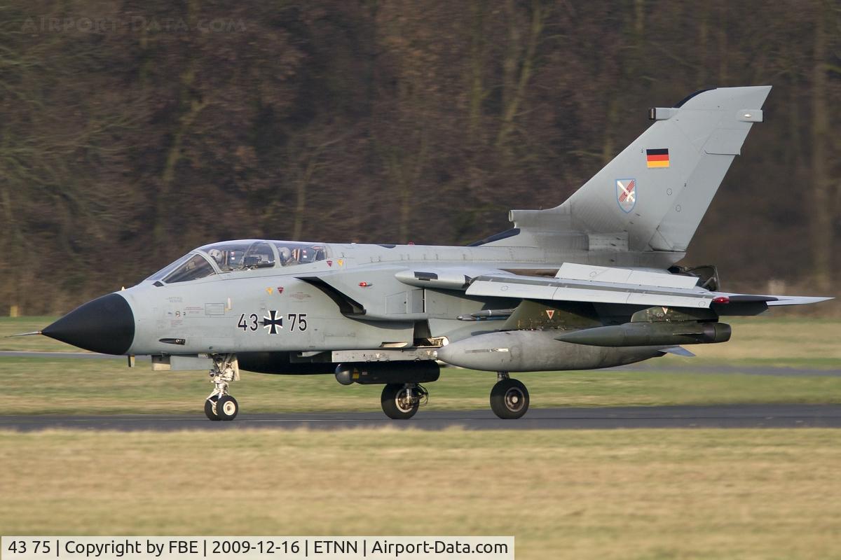 43 75, 1983 Panavia Tornado IDS C/N 196/GS048/4075, PA200 TornadoIDS at Fliegerhorst Noervenich