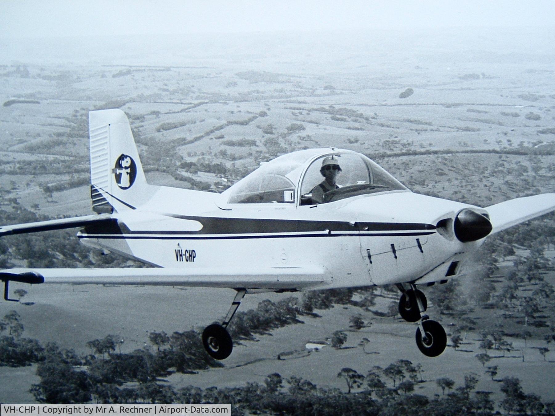 VH-CHP, 1965 Victa AIRTOURER 115 C/N 137, Photo of VH-CHP taken in 1978 over Mt.Compass S.A. ,Pilot was David Whitten