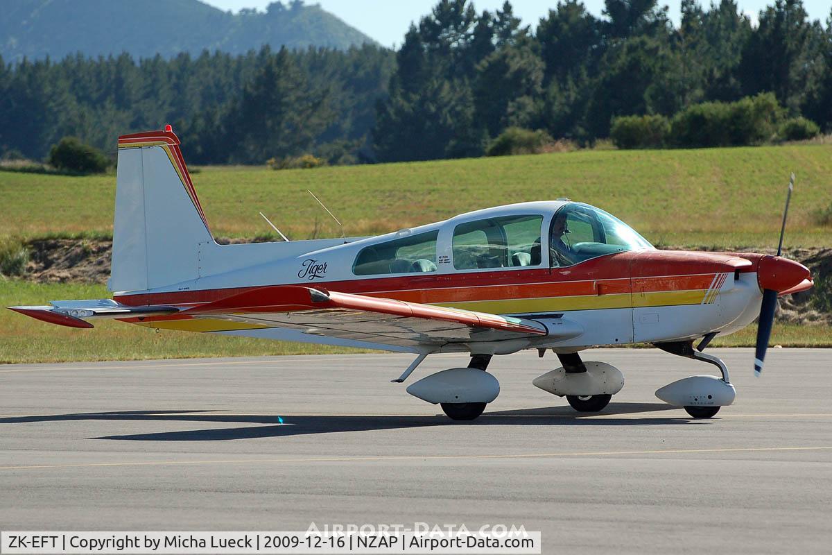 ZK-EFT, Grumman American AA-5B Tiger C/N AA5B-0518, At Taupo