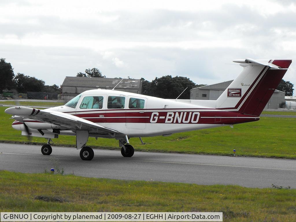 G-BNUO, 1979 Beech 76 Duchess C/N ME-250, Taken from the Flying Club