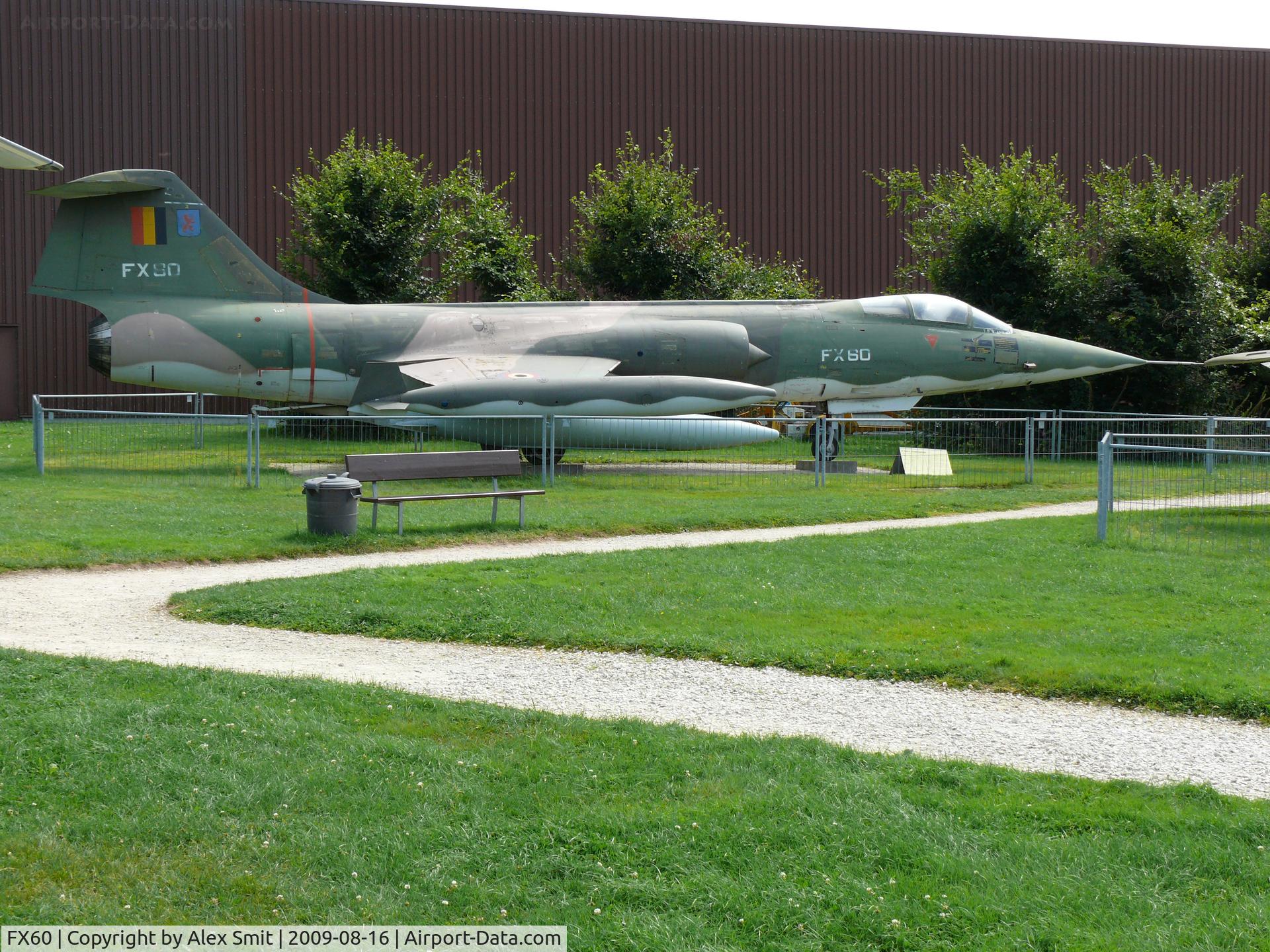 FX60, Lockheed F-104G Starfighter C/N 683-9103, Lockheed F-104G Starfighter FX60 Belgian Air Force in the Hermerskeil Museum Flugausstellung Junior