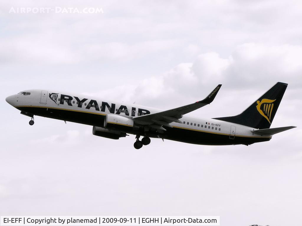 EI-EFF, 2009 Boeing 737-8AS C/N 35016, Captured on take-off from 08, taken from the Flying Club