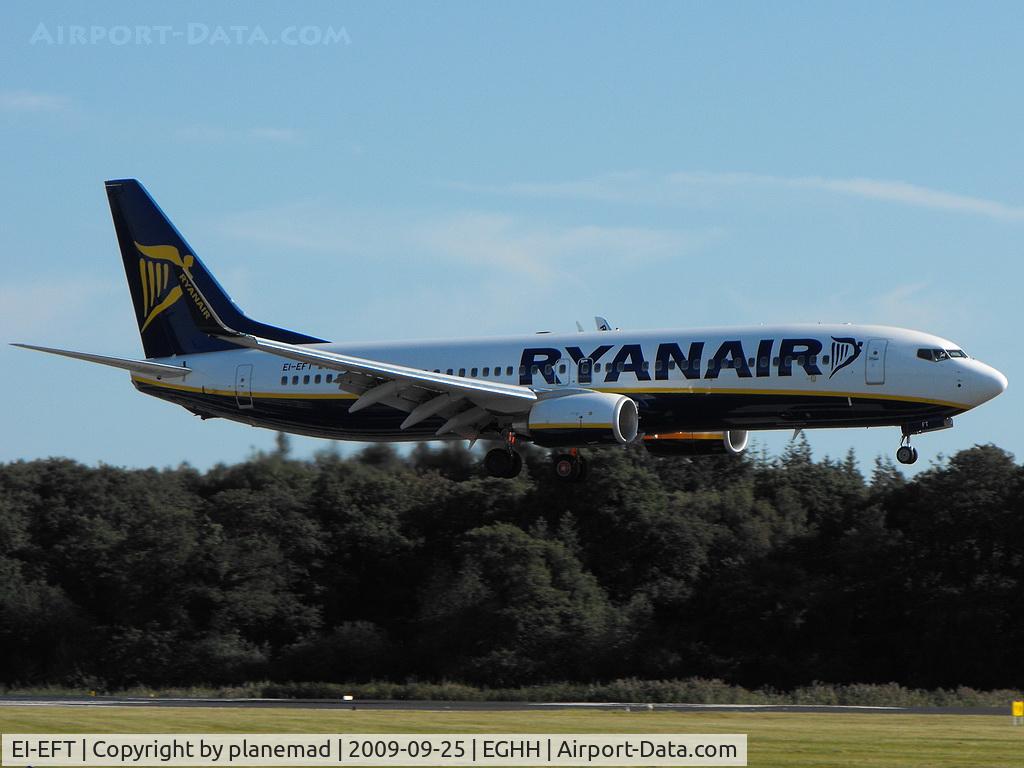 EI-EFT, 2009 Boeing 737-8AS C/N 37543, Landing on 26, taken from the Flying Club
