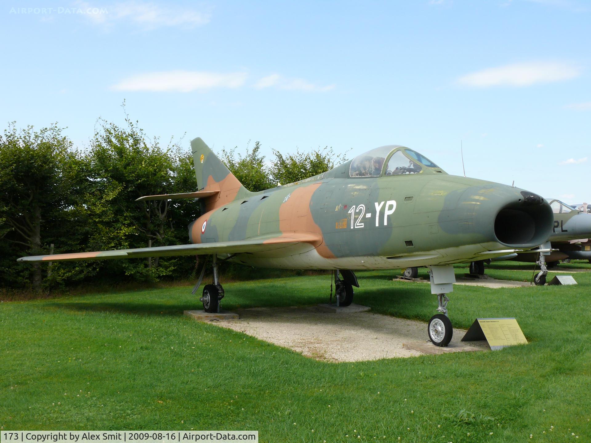 173, Dassault Super Mystere B.2 C/N 173, Dassault Super Mystere B2 12-YP French Air Force in the Hermerskeil Museum Flugausstellung Junior