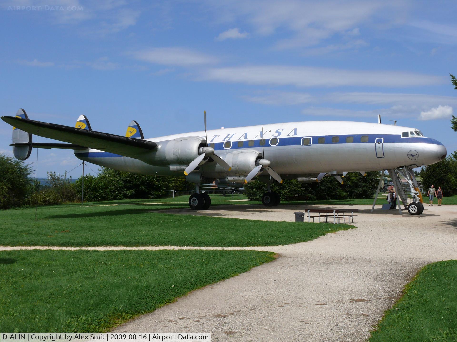 D-ALIN, 1955 Lockheed L-1049G Super Constellation C/N 4604, Lockheed L-1049G Super Constellation D-ALIN Lufthansa in ther Hermerskeil Museum Flugausstellung Junior