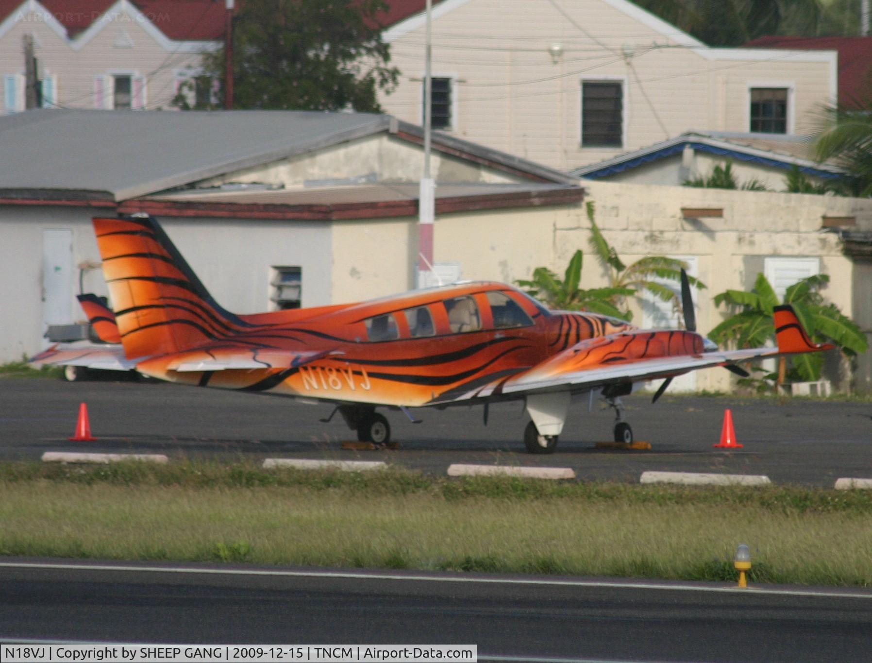 N18VJ, 1984 Beech 58P Baron C/N TJ-445, N18VJ park at the east ramp