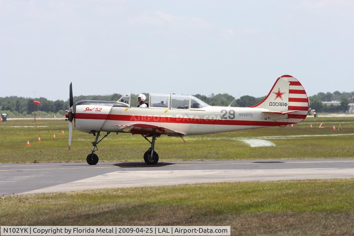 N102YK, 1991 Yakovlev Yak-52 C/N 9111309, Yak-52