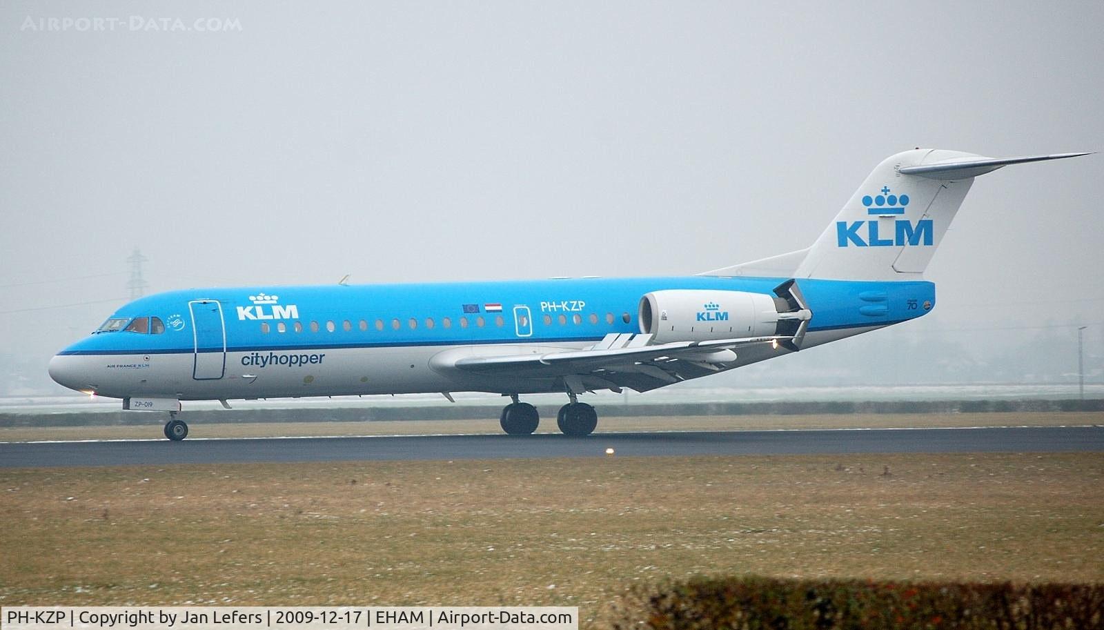 PH-KZP, 1995 Fokker 70 (F-28-0070) C/N 11539, KLM Fokker F28