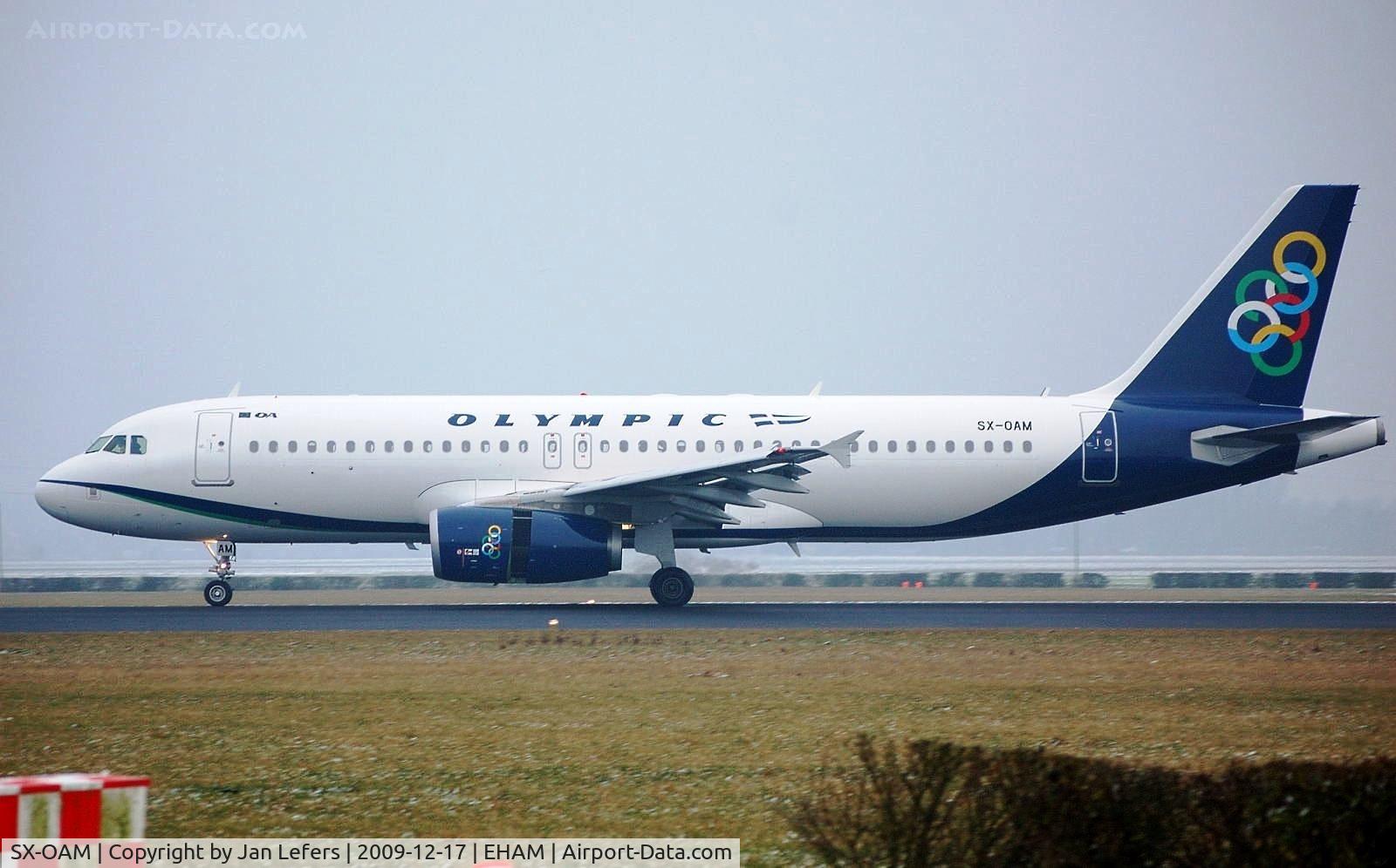 SX-OAM, 2009 Airbus A320-232 C/N 3990, Olympic Airbus