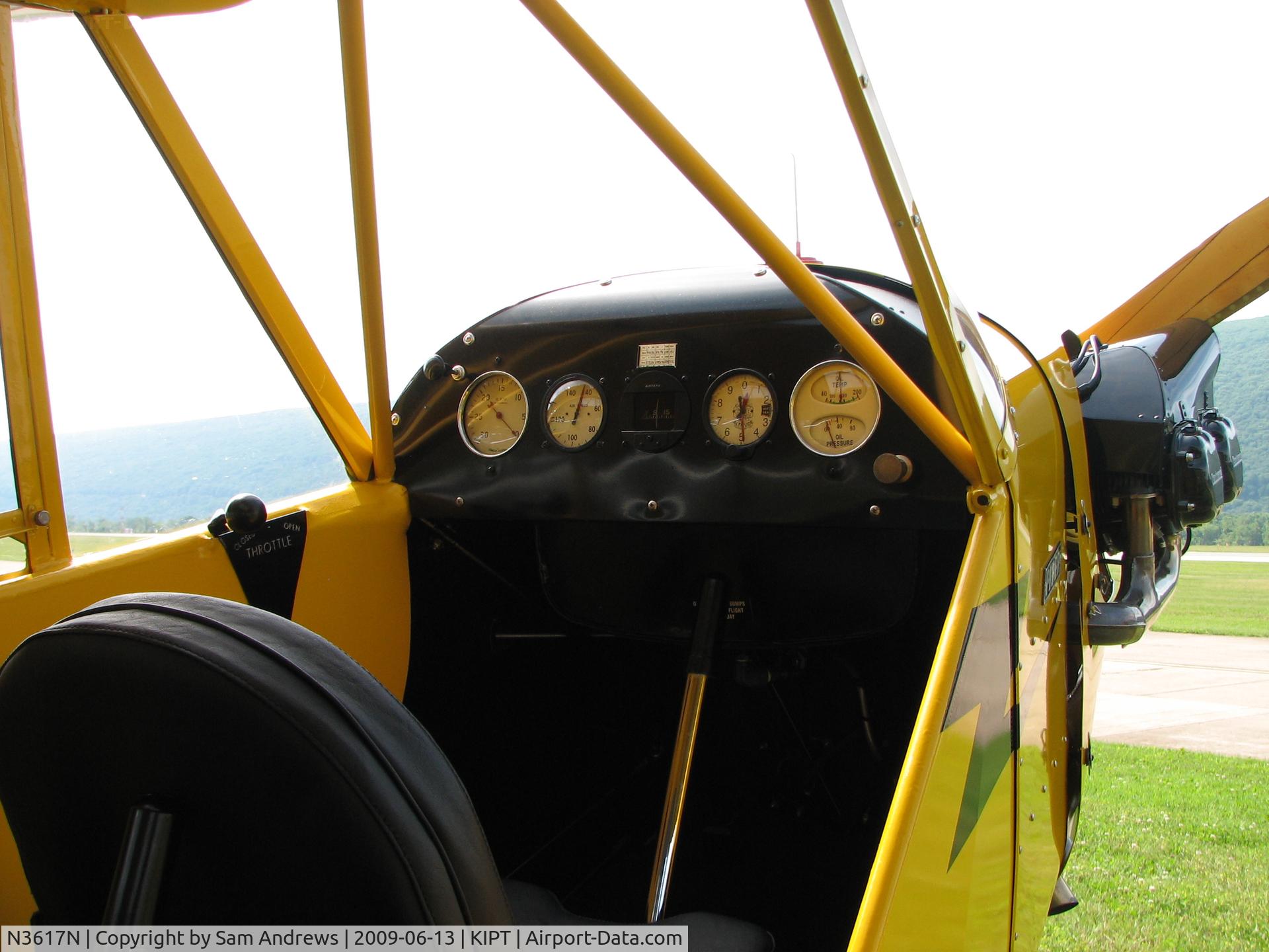 N3617N, 1947 Piper J3C-65 Cub C/N 22865, 2009 WRAP Pancake breakfast.