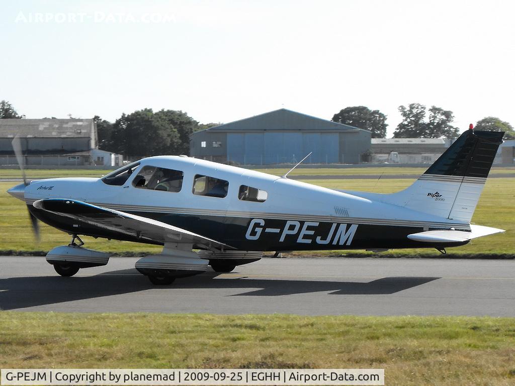 G-PEJM, 2000 Piper PA-28-181 Cherokee Archer III C/N 2843355, Taken from the Flying Club