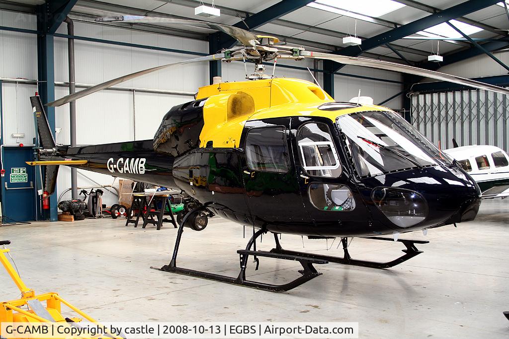 G-CAMB, 1989 Aerospatiale AS-355F-2 Ecureuil 2 C/N 5416, seen @ Shobdon