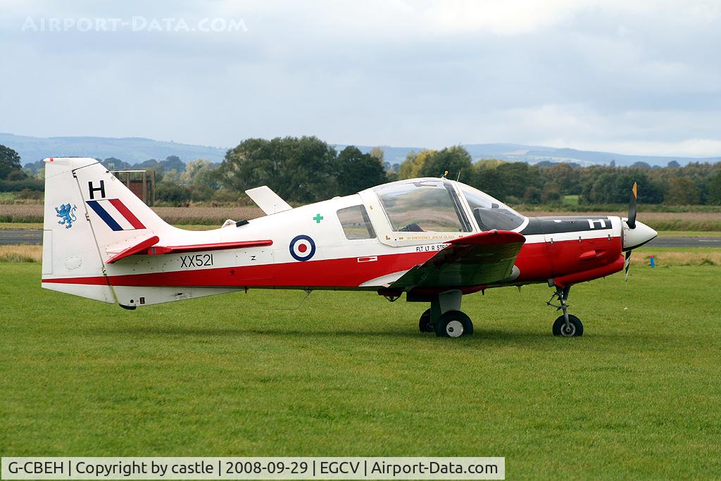 G-CBEH, 1973 Scottish Aviation Bulldog T.1 C/N BH120/207, seen @ Sleap