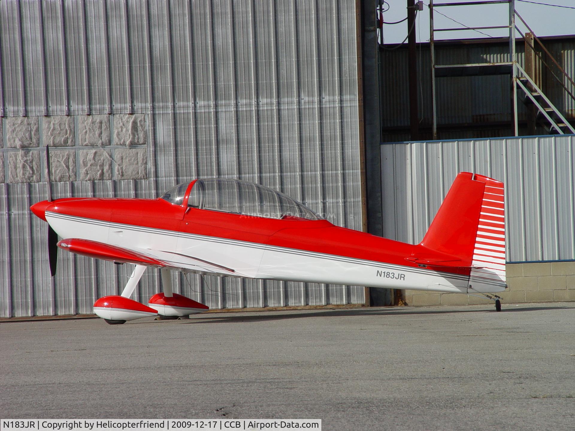N183JR, Vans RV-8 C/N 80110, Parked and waiting