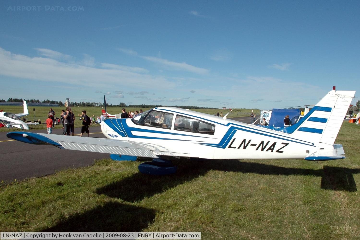 LN-NAZ, Piper PA-28-161 Warrior II C/N 28-7816220, Piper Warrior of the Rygge Flying Club at Rygge air force base, Norway