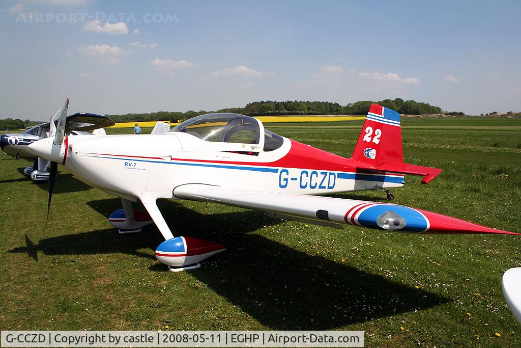 G-CCZD, 2004 Vans RV-7 C/N PFA 323-14087, seen @ Popham