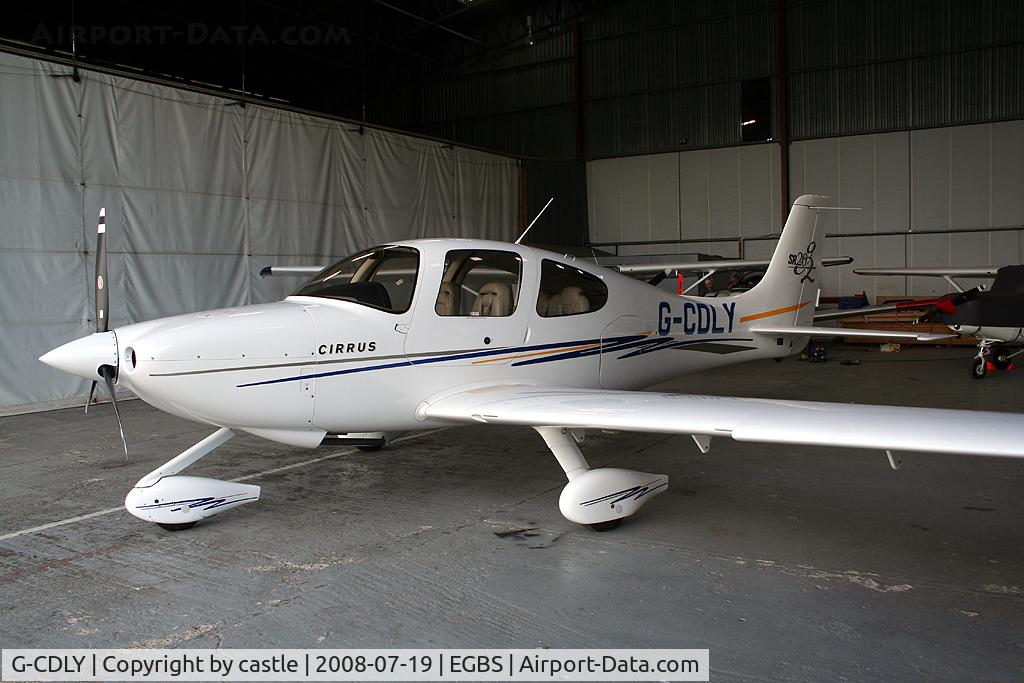 G-CDLY, 2005 Cirrus SR20 G2 C/N 1519, seen @ Shobdon