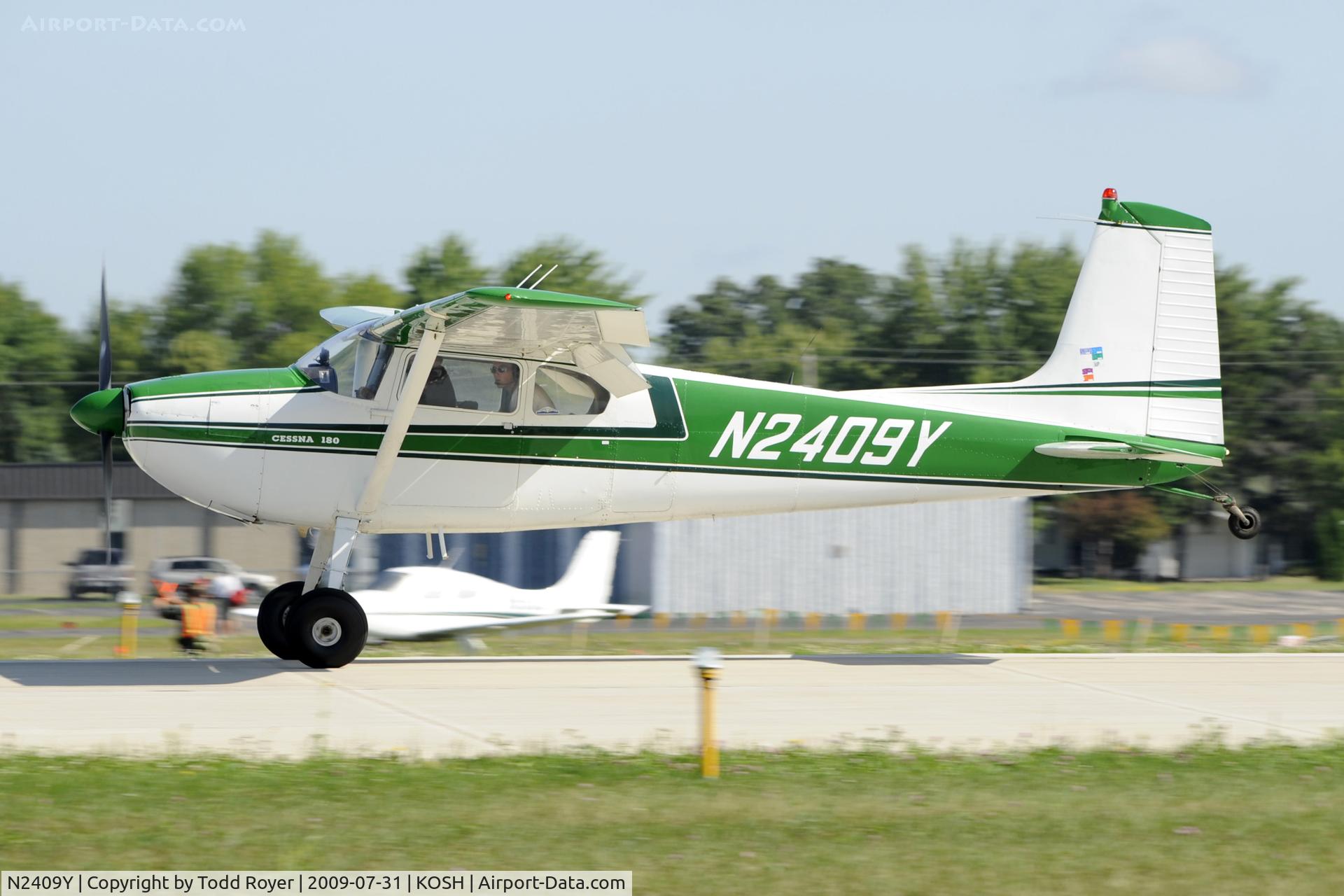 N2409Y, 1955 Cessna 180 C/N 31967, EAA AIRVENTURE 2009