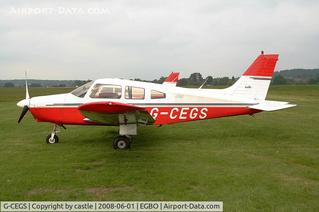 G-CEGS, 1978 Piper PA-28-161 Cherokee Warrior II C/N 28-7816418, seen @ Wolverhampton